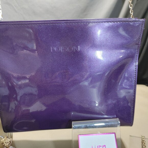 Christian Dior Parfums Purple Patent Shoulder Bag Accessories Bundle - Picture 6 of 7